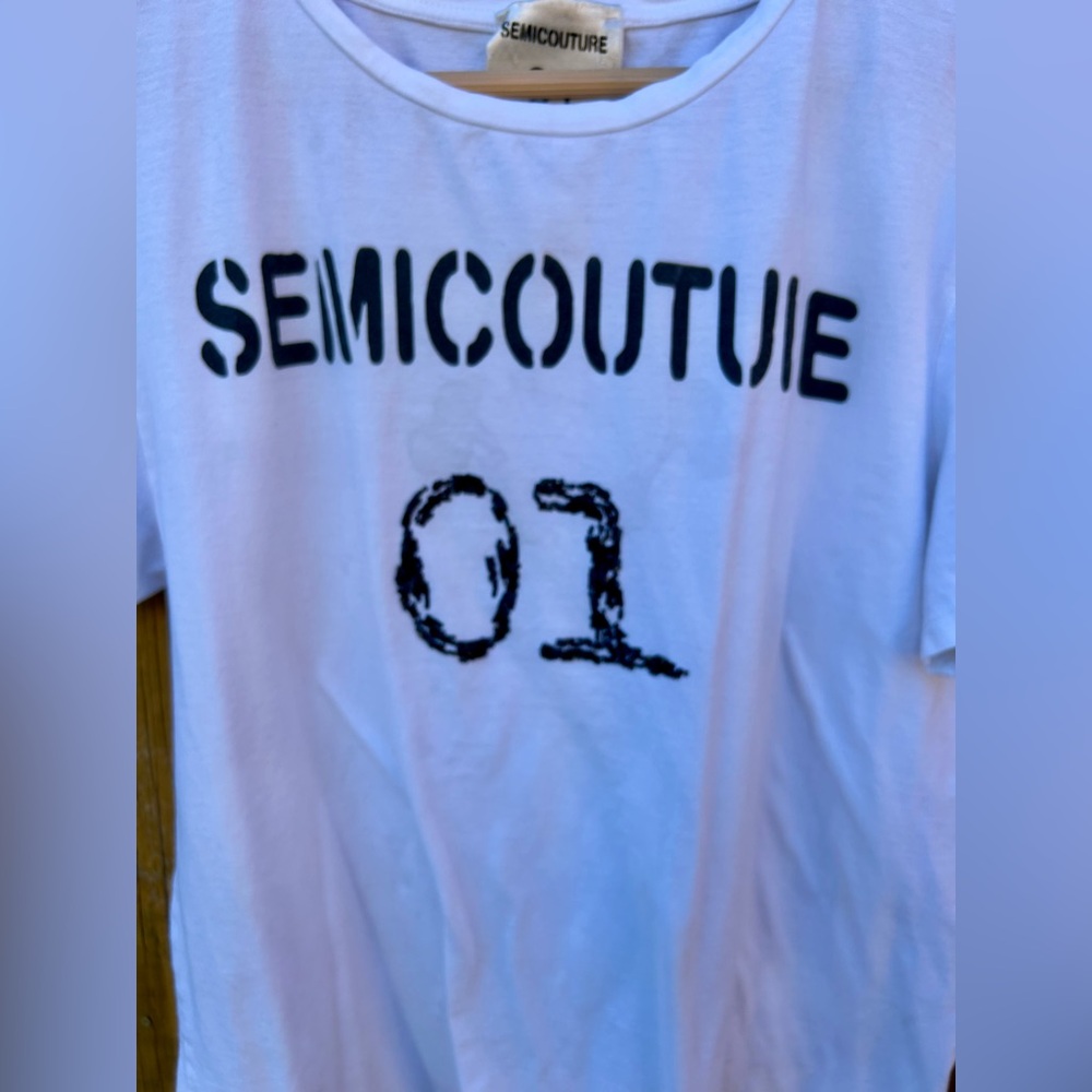 Semicouture Tee Shirt Women's Logo 01 Print